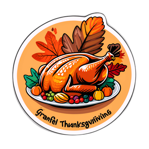 Artistikong Thanksgiving 2025 Sticker