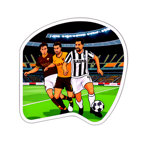 Autocolant cu stadion pentru "Udinese - Roma"