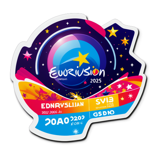 Conception d'un ticket pour Eurovision 2025