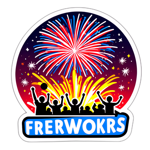 Feux d'artifice de match de football