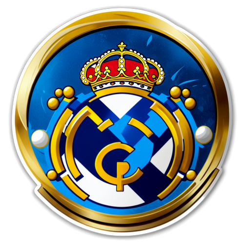 Sticker ya Alama ya Real Madrid