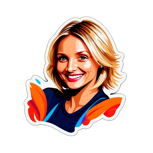 Adesivo di Cameron Diaz