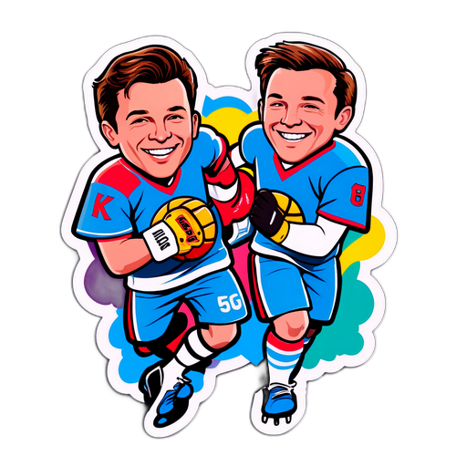 Kessler ikerpárok színes matricája