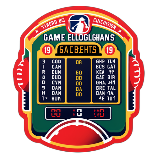 Scoreboard ng MLB na may Dramatic Game Highlights