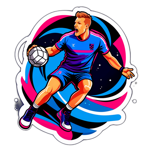 Design af Anders Eggert i en Sej Håndboldbevægelse