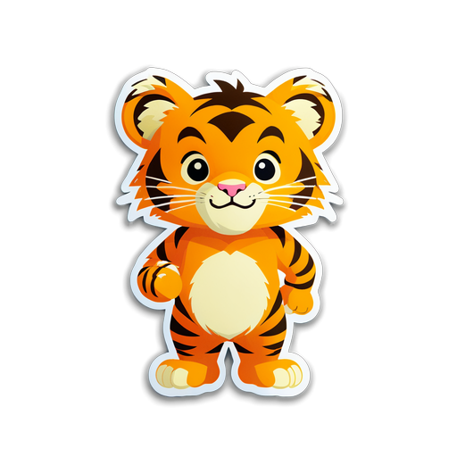 Tiger Programmer Sticker