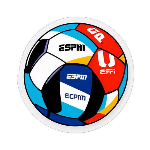 ESPN+ Sports Fusion Logo Sticker