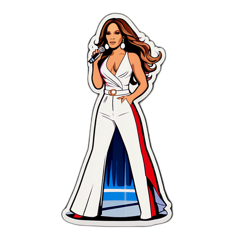 Jennifer Lopez Op het Podium - The Show Must Go On!