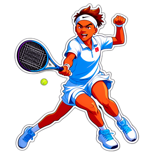 Jannik Sinner Tennis Klistermärke