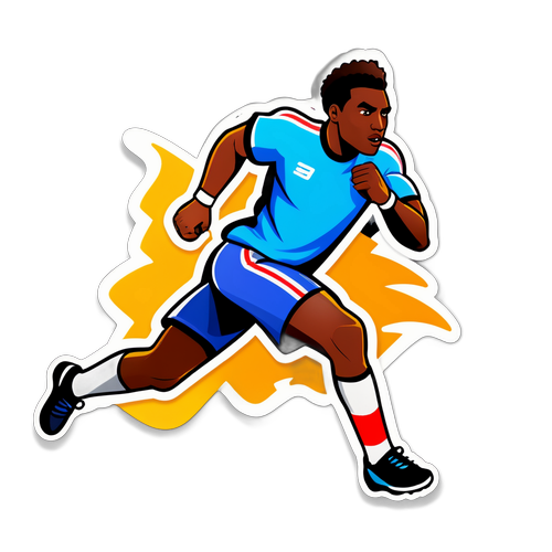 Brobbey'nin Hız ve Güç Temalı Sticker Tasarımı