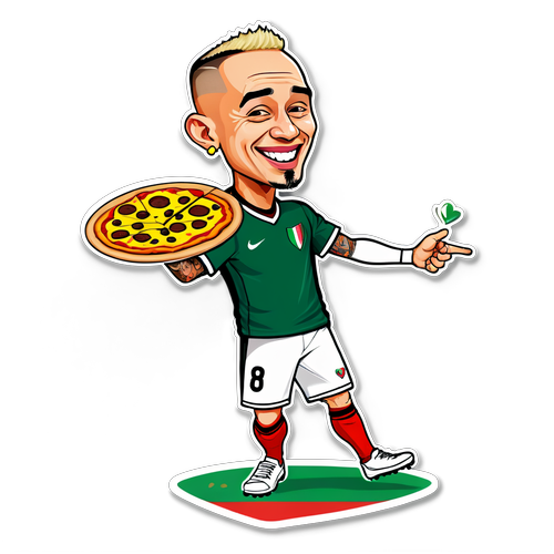 Nainggolan e la Pizza