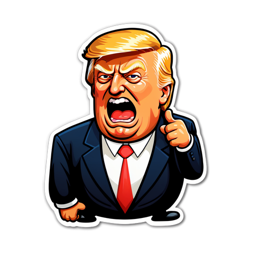 Hilarious Trump Alert! This Sticker Will Make You Laugh Out Loud!