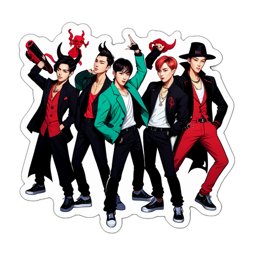 Sticker para sa K-Pop Demon Hunters 2