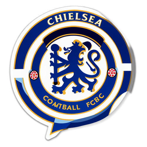 Stötta Chelsea FC med denna Fantastiska Sticker – Visa Din Passion som Fan!