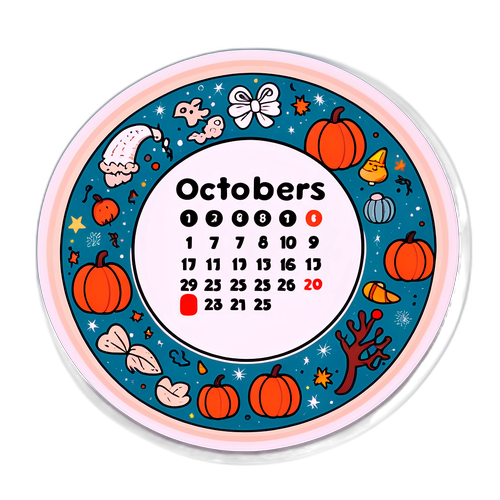 Stiker Meriah untuk Merayakan 11 Oktober 2025