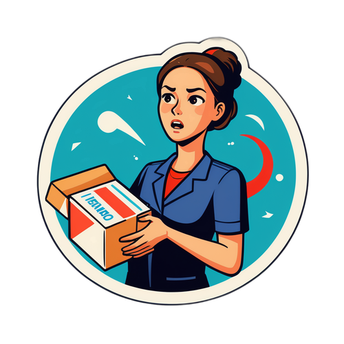 与他人发生冲突的女性