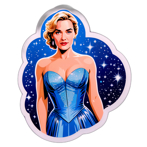 Kate Winslet i glamourøse kjoler