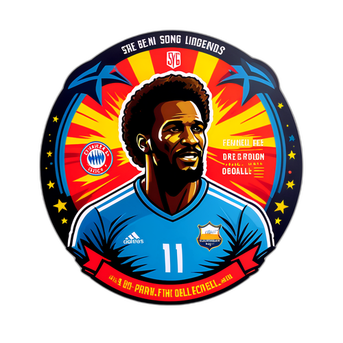 Sticker Refleksi Legenda Bola Sepak