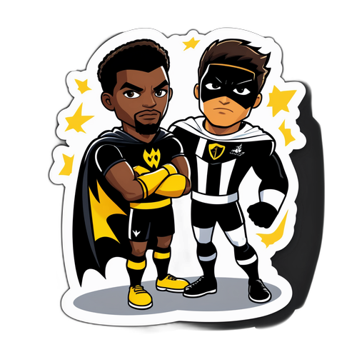 Stiker Merayakan Rivalitas Vasco vs Botafogo