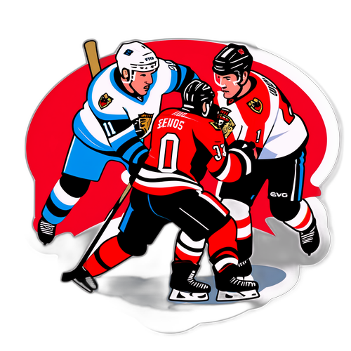 Intense Face-Off Between Panthers and Senators