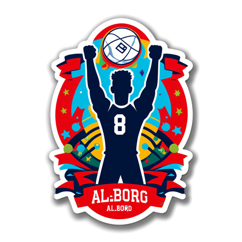 Sport-tema klistermærkesæt til Aalborg Håndbolds sejre
