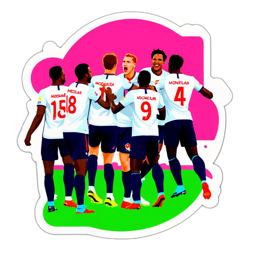 RB Leipzig Spelers in Actie Tegen Mönchengladbach