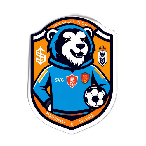 Sticker ya Klabu ya Soka ya Mitaa