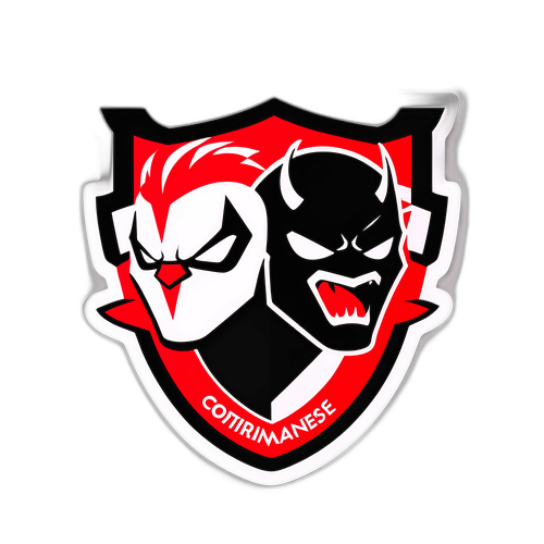 Adesivo Sportivo Rivalità: Athletico Paranaense vs Corinthians