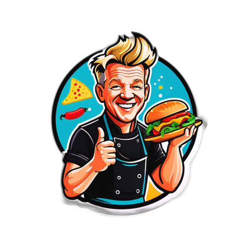Gastronomi Kültürünü Kutlayan Sticker