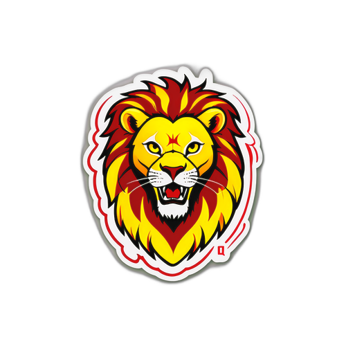 Sticker yenye nguvu ikisherehekea Galatasaray