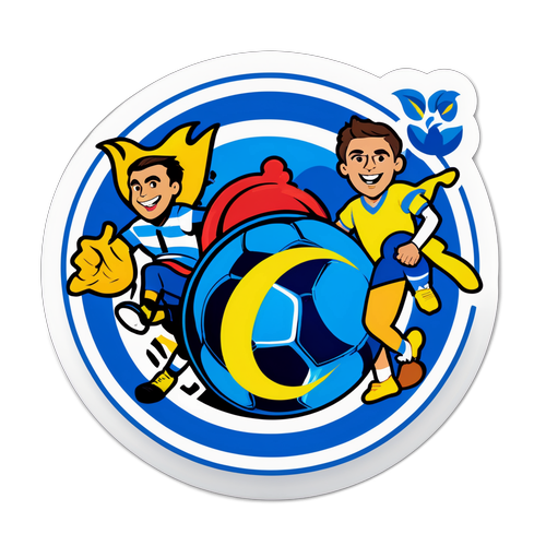 Sticker colaj din meciul Espanyol - Villarreal