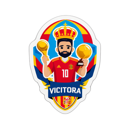 İspanyol Millî Futbol Takımı Zaferi Sticker'ı