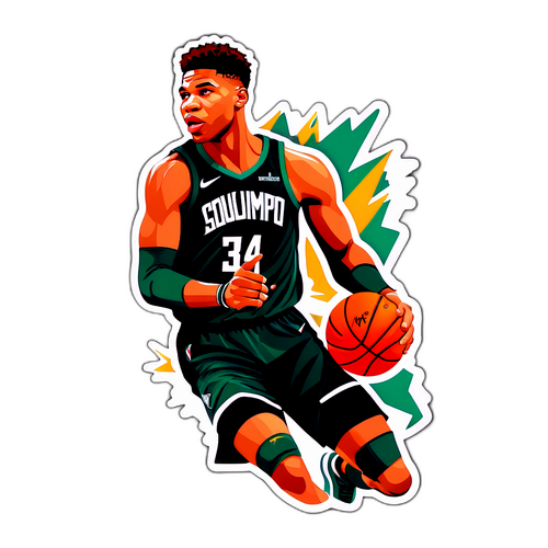 贾尼斯·阿德托昆博運動風格貼紙