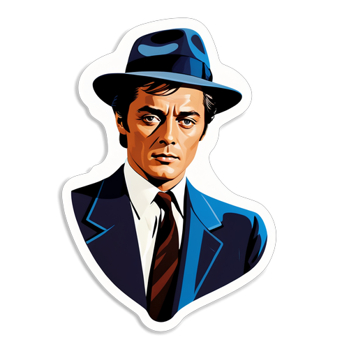 Alain Delon jako retro detektiv