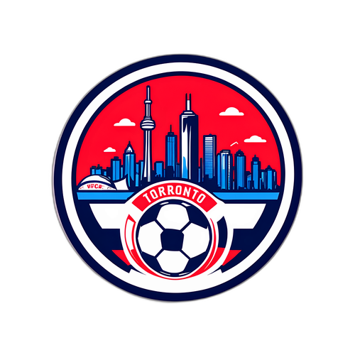 Stiker Bola Sepak Toronto FC vs New York RB