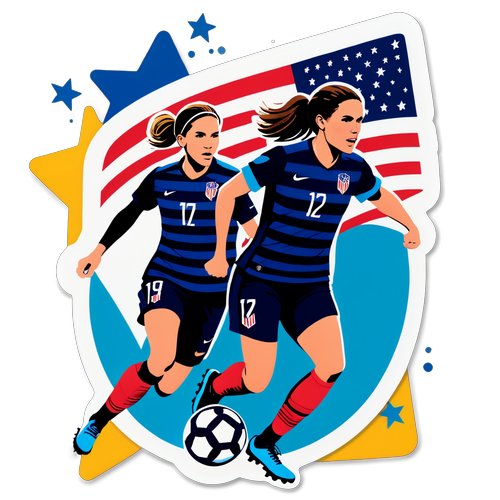 Unleash Your Inner Champion: The Must-Have USWNT Sticker Celebrating Fierce Female Athletes!