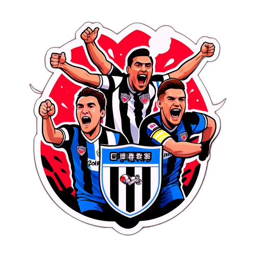 Sticker ya Sherehe na Nguvu za Grimsby Town dhidi ya Colchester