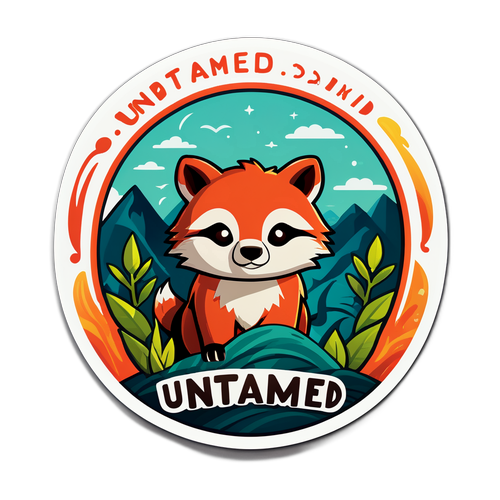 Αυτοκόλλητο 'Untamed'