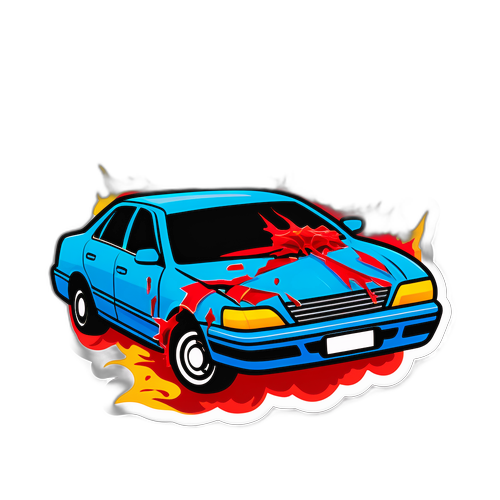 Bilolycka i Surahammar