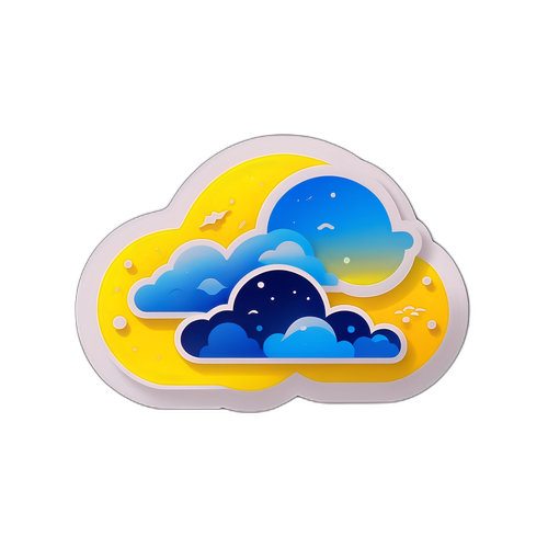 Hình dán thời tiết bão