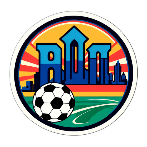 Adesivo nostalgico con logo retro della MLS