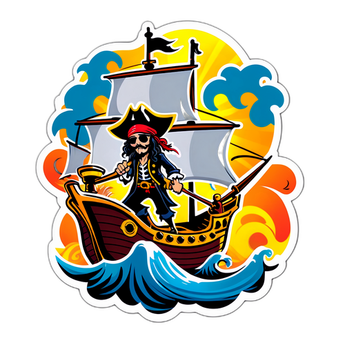 Cartoonish Pirate Adventure