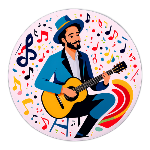 Edoardo Bennato che suona la chitarra