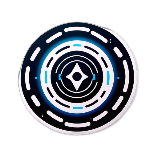 Futuristisches Design mit Ripple-Logo