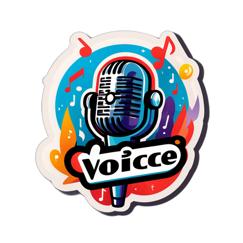 Adesivo The Voice SBT Musical