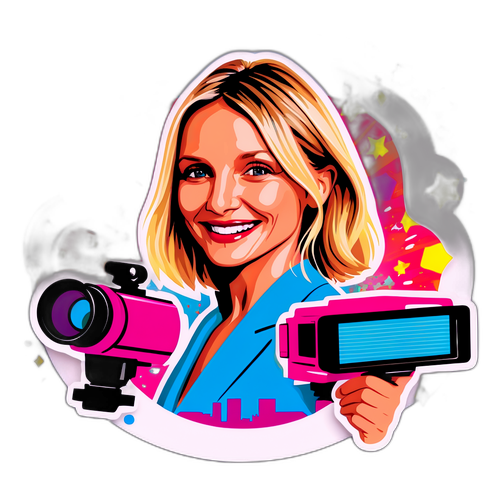 Wibrująca depikcja Cameron Diaz na planie filmowym