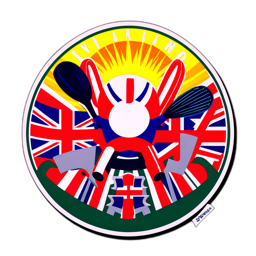 Stiker Rivaliti Kriket England vs Australia