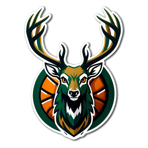 Unleash the Fury: Milwaukee Bucks' Fierce Deer Logo Takes the Court by Storm!