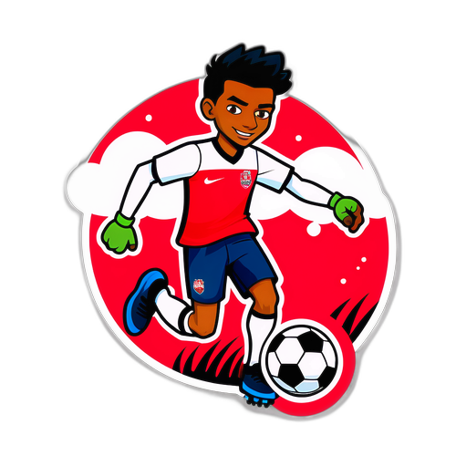 RB Leipzig Sjov Klistermærke