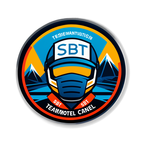 Adesivo Comemorativo da Equipe SBT